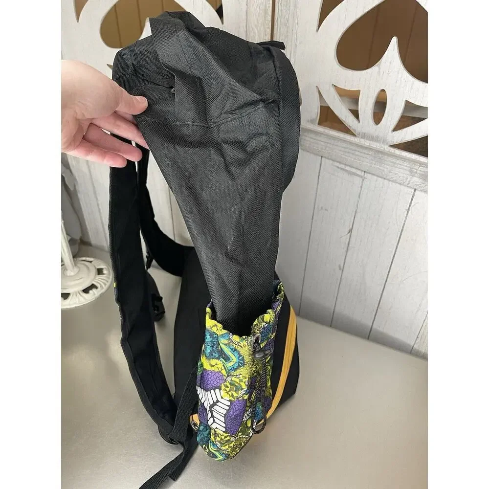 Nike Kobe Black Mamba Backpack Yellow Purple Multi Compartment